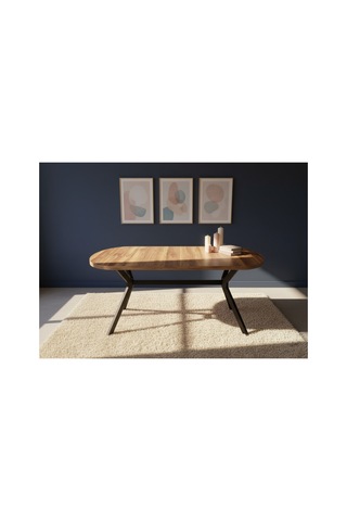 Zae Mdf Yemek Masası 90x170 Cm Kahverengi Kahverengi