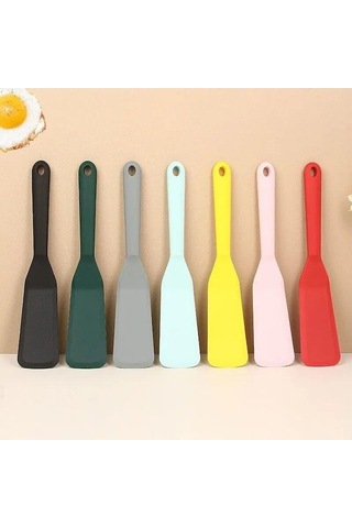 Novahub Yeşil Silikon Kızartma Küreği Yapışmaz Mutfak Gözleme Kızarmış Yumurta Transfer Küreği Biftek Kürek Mutfak Pişirme Araçları Yeşil