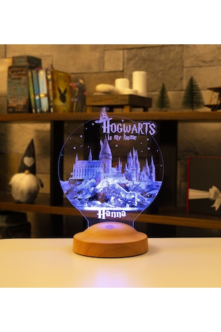 Kişiye Özel Harry Potter Hogwarts Led Lamba