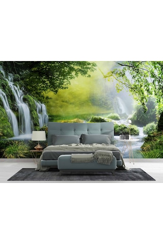 Doğa, Nehir Ve Şelale Manzaralı Duvar Kağıdı 1 M²