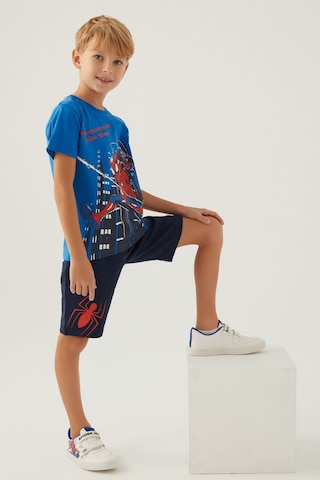 Spiderman Protector Cobalt Erkek Çocuk Bermuda Takım 5274-42796 Cobalt