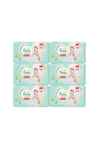 Prima Premium Care Külot Bebek Bezi Beden:4 (9-15Kg) 264 Adet Süp