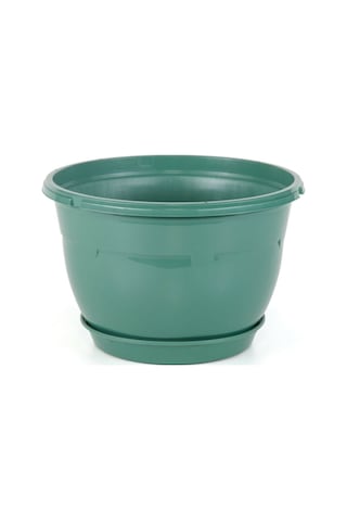 Safir Makrome Saksı 3,4 Litre Yeşil Renk