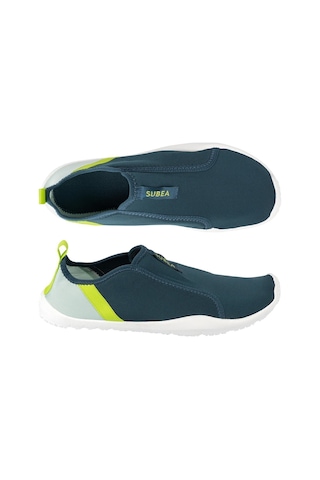 Decathlon Subea Yetişkin Deniz Ayakkabısı Lacivert Sarı Aquashoes 120 Koyu Petrol Mavisi/yeşil/lime Yeşili