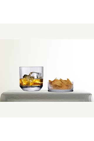 Nude Bigtop Kristal Viski Bardağı Ve Paşabahçe Çerezlik 6 Parça