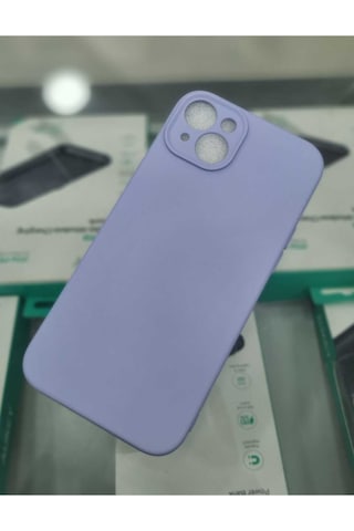 Apple Uyumlu iPhone 15 Plus Lansman Siyah Kılıf Lansman Siyah