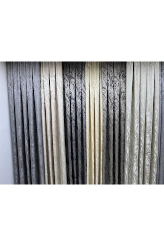 Nivemeshome Bade V 101 Gold 1/3 Sık Pileli Fon Perde Apm 60x260