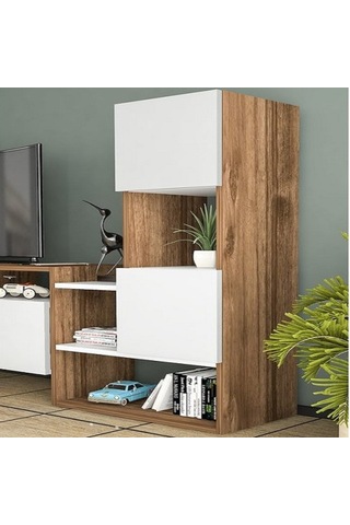 Tv Ünitesi Turra Beyaz Ceviz 177 Cm