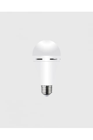 Şarjlı Led Ampul 30 Watt Soğuk Beyaz Çok Renkli