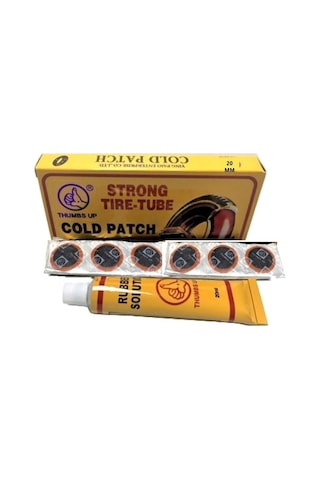 Hsgl Bisiklet Lastik Soğuk Yama Bisiklet Yedek Parça Tamir Kiti 64'lü 20 MM Siyah