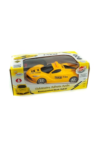1:24 Ölçek Uzaktan Kumandalı Sarı Taksi Ferrari