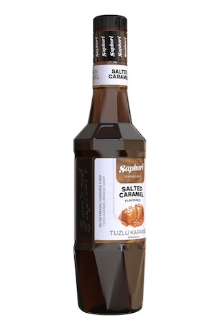 Saphori Tuzlu Karamel Aromalı Kokteyl Şurubu Tuzlu Karamel Şurubu 700 Ml