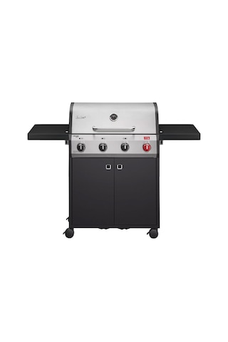 Chicago Next 4 R Turbo Gazlı Mangal 13 Kw Siyah