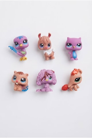 Pet Star Little Sevimli Minişler 6'lı Miniş Oyuncak Seti Hayvan Figür ve Aksesuarları 3046A41
