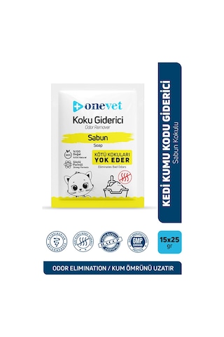 Onevet Kedi Kumu Koku Giderici Sabunlu 15 Adet 25 Gr