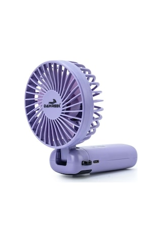Dawreek Bt0258 Led Göstergeli El Fanı Mavi Mor