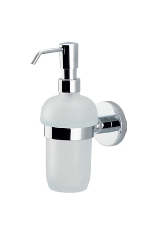Çelik Banyo Paslanmaz Komle Pirinç Flora Montajlı Sıvı Sabunluk Krom