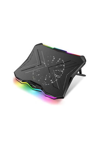 Rampage AD-RC8 Showy 15" - 17" RGB Tek Fanlı Notebook Soğutucu