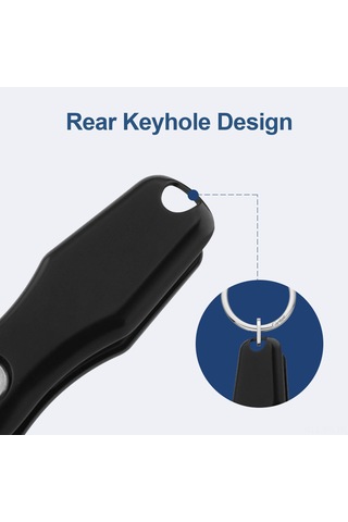 Reedark Stainless Steel Tırnak Kesici Seti - 13mm Geniş Açık, Spreyi Önleyen, Profesyonel Tırnak Dosyası İle Siyah 2'li Paket