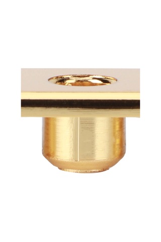 Hfambition Gitar Teli Geçiş Plakası, Çinko Alyuminyum Malzeme, Paslanmaz, Elektro Gitar Kullanıma Uygun, Gümüş Renk