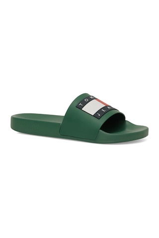 Tommy Hilfiger Tommy Jeans Pool Slıde Es Yeşil Erkek Terlik 000000000102235372