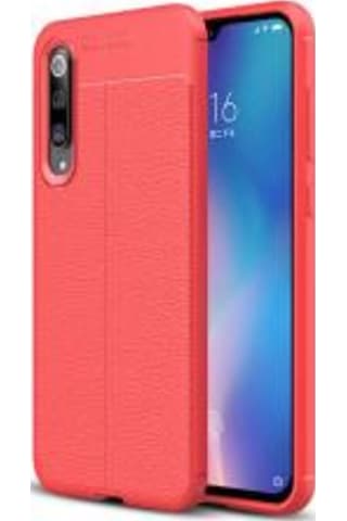 Xiaomi Mi 9 Kılıf Zore Niss Deri Desenli Silikon Kılıf