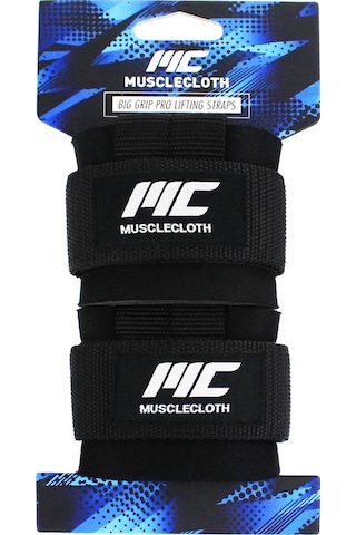 Musclecloth Big Grip Pro Lifting Straps Siyah-Standart Siyah