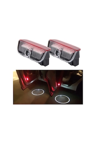 Seat Uyumlu Kapı Altı Led Hoşgeldin Aydınlatması 3d Hayalet Logo Lazer Işık Araca Özel Tak Çalıştır Geçmeli 2li Set
