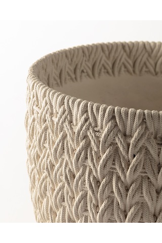 Dolly Saksı - Ekru - 26 Cm 8684427125182 Diğer