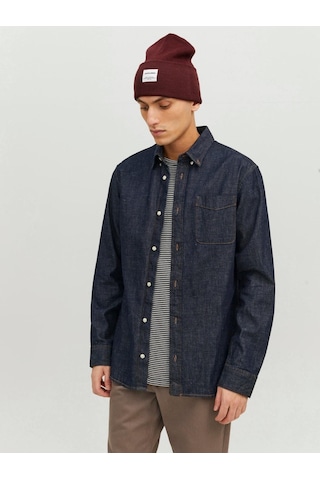 Jack & Jones Jack & Jone Jaclong Knit Beanie Noos Erkek Bere-27108 - Bordo