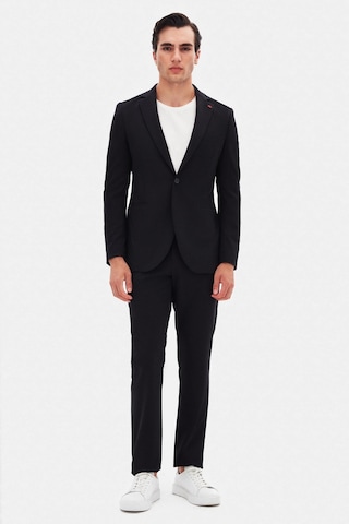 Twn Slim Fit Siyah Düz Takim Elbise 4ec05e301545m 001