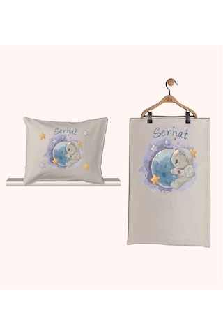Pia Baby Gl 1939-02 İsme Özel Beşli Tulum Set Krem