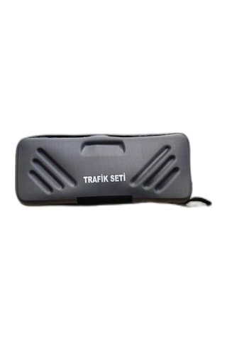 Trafik Seti Çantalı Lüx Set 1 Kg Yangın Söndücülü Eva Gri