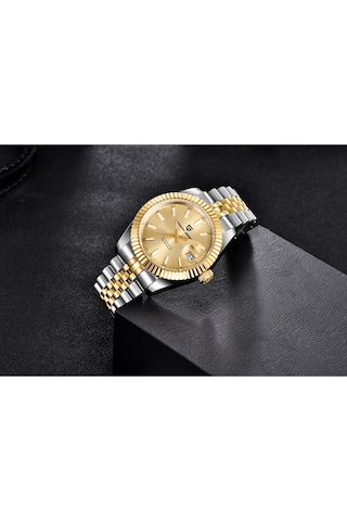 Pagani Design Pd-1645 Datejust Yeni Mekanik Erkek Kol Saati Otomatik Retro Saatler Erkek Su Geçirmez Çelik Saat Gold
