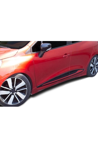 Renault Clio 4 Hbsw Kırmızı Krom Yan Kapı Çıtası 4 Parça 2012-20