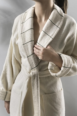 Carmine Robe Cream - Ekstra Yumusak, Modern Ve Ozel Tasarim %100 Krem