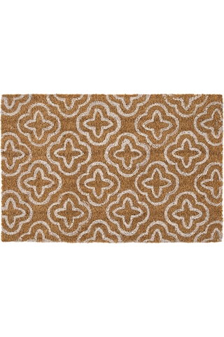 Coco Desenli Kıl Kapı Önü Paspası 40x60 3683 Natural