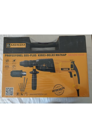 Meşem 8999 Profesyonel SDS Plus 800 W Kırıcı Delici Matkap