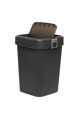 Motek COB-410 Comfort Dustbin 8 Litre Çöp Kovası Siyah-Antrasit
