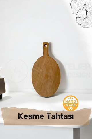 El Yapımı Kayın Ağacı Ahşap Kesme Tahtası