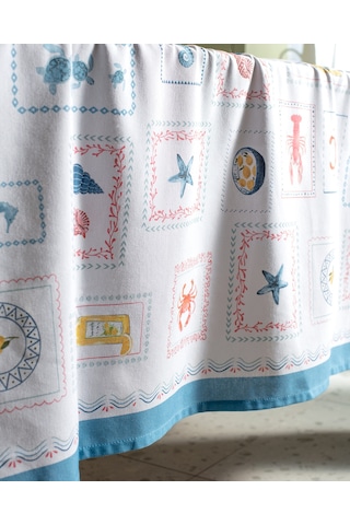 Garope Pamuklu Masa Örtüsü - Renkli - 150x150 Cm 8684427277911 Çok Renkli