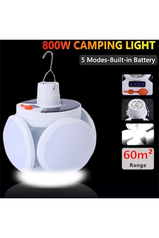 Solar 5 Kanatlı Kamp Lambası 5680