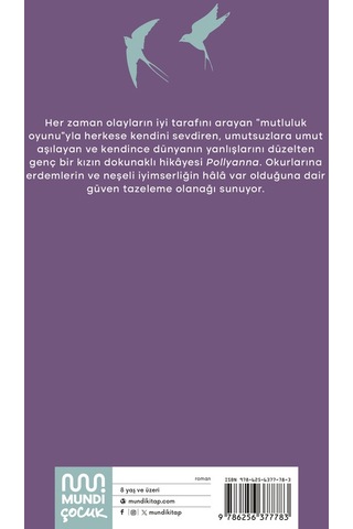 Pollyanna - Çocuk Klasikleri-Kısaltılmış Metin - Eleanor H. Porter - Mundi