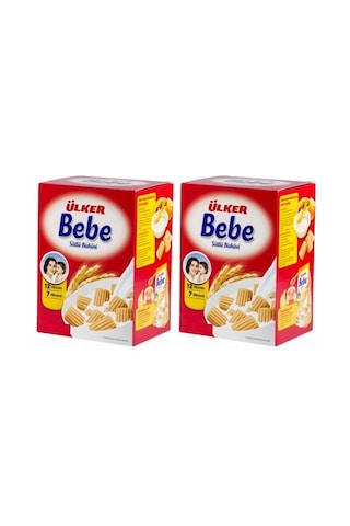 Ülker 12 Vitamin 7 Mineral Sütlü Bebe Bisküvisi 2 x 800 G