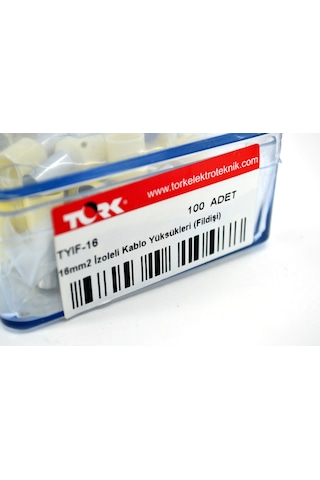100 Adet 16mm² Kablo Yüsüğü Bakır Bej Yüksük