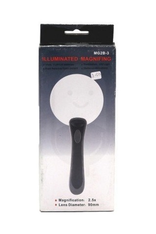 Özel Seri Gece Okuma Grafik İnceleme Çerçevesiz Estetik Mercek Lup Elde Taşınabilir 25x90mm
