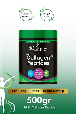 Dr. Clinic Saf Multi Collagen Peptides Tip 1-2-3 500 Gr