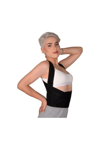 Dik Duruş Korsesi Balenli Unisex Kamburluk Önleyici Korse Özel Tasarım