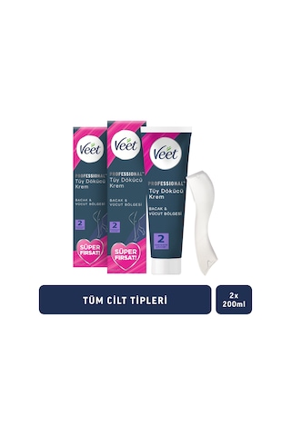 Veet Profesyonel Krem Promo Tüy Dökücü Krem 2 x 200 ML