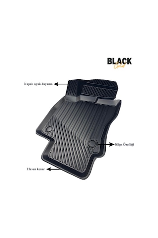 Renault Symbol 2013-2018 3d Kauçuk Oto Paspas Birebir Uyumlu Axe